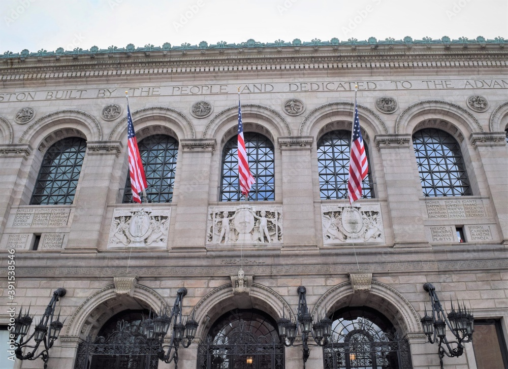 Obraz premium Boston City Public Library