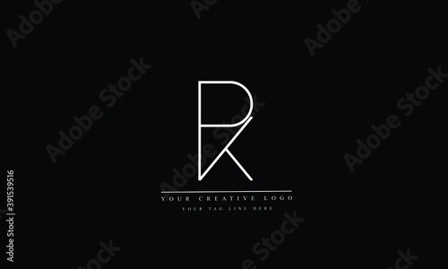 PK, KP, P, K, Letter Logo Design with Creative Modern Trendy Typography