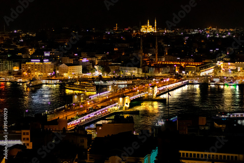 Golden lights of Istanbul