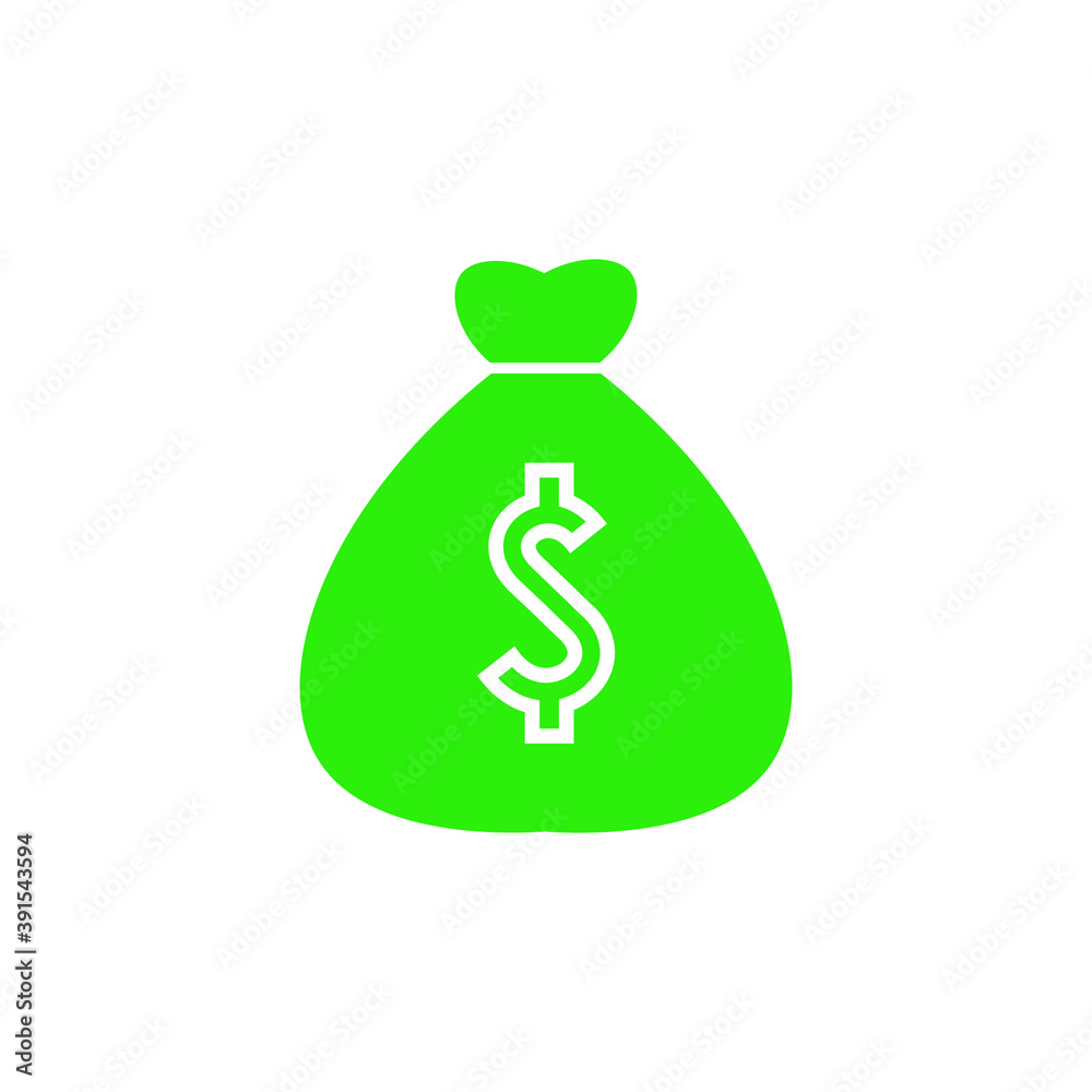Icon vector graphic of dollar symbol, good for template web etc Icon vector graphic of dollar symbol, good for template web etc