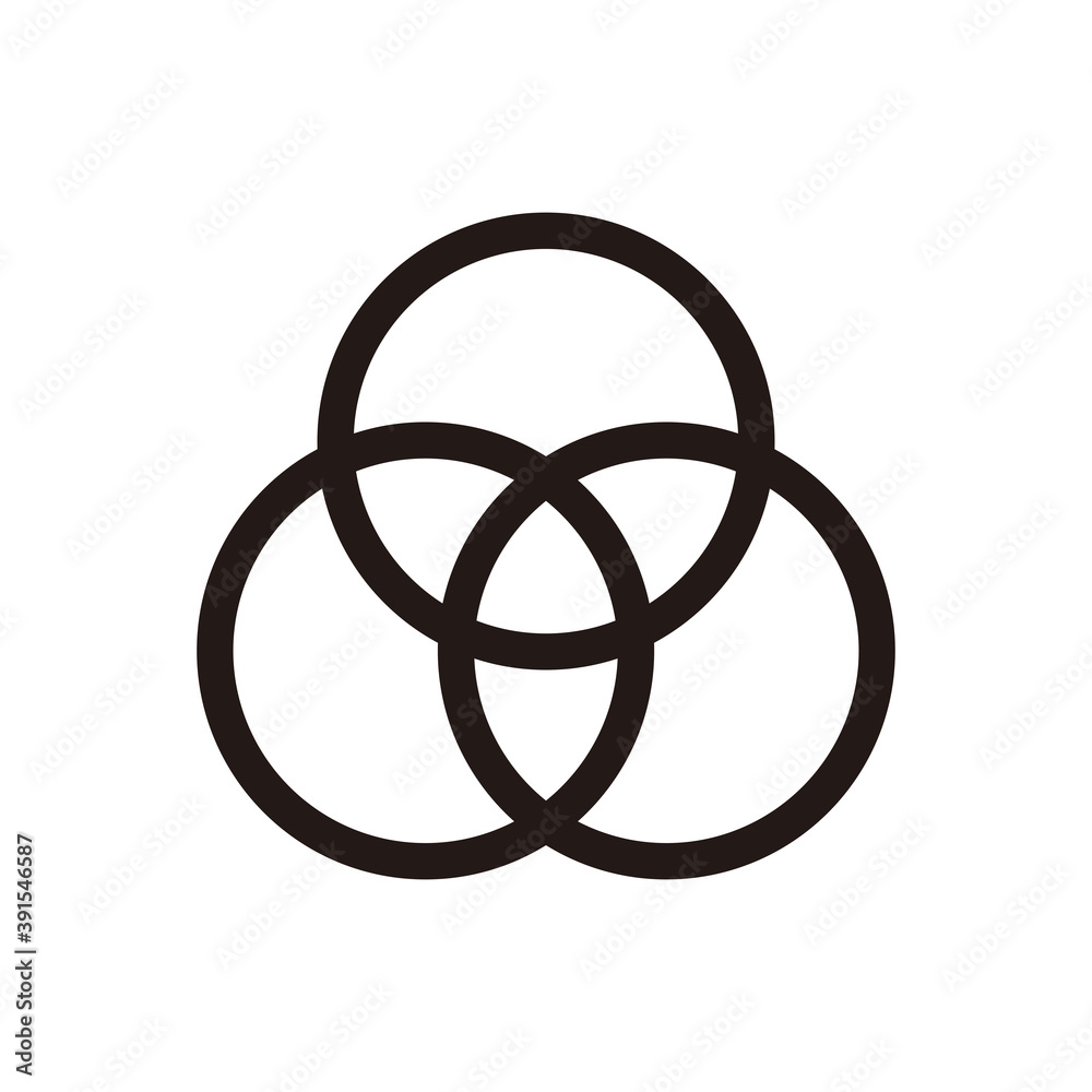 venn diagram icon vector illustration symbol venn diagram icon vector illustration symbol
