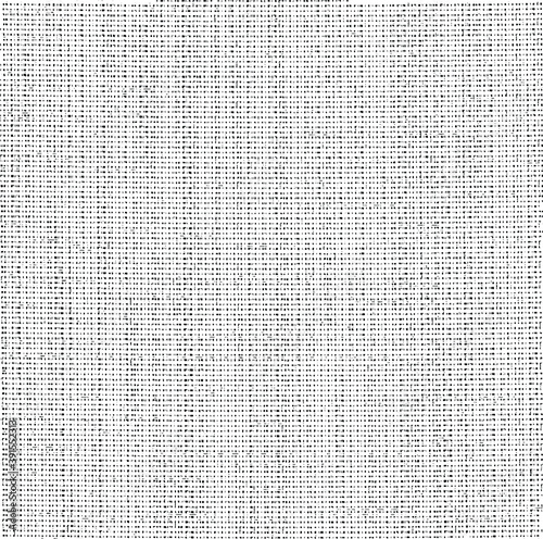 Vector fabric texture. Distressed texture of weaving fabric. Grunge background. Abstract halftone vector illustration. Overlay to create interesting effect and depth. Black isolated on white. EPS10.