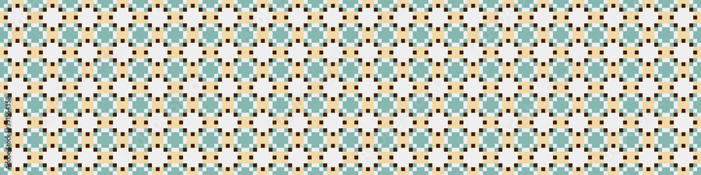 Abstract Cross Pattern Dots Logo generative computational art illustration