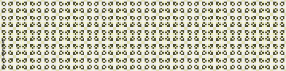 Fototapeta premium Abstract Cross Pattern Dots Logo generative computational art illustration