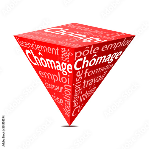 Pyramide 3D Chômage v2