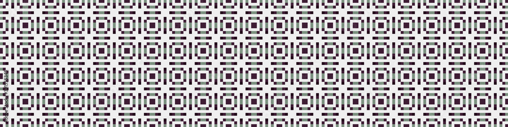 Fototapeta premium Abstract Cross Pattern Dots Logo generative computational art illustration