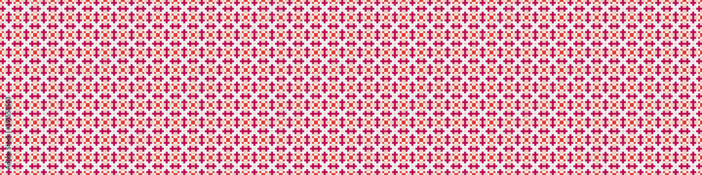 Abstract Cross Pattern Dots Logo generative computational art illustration