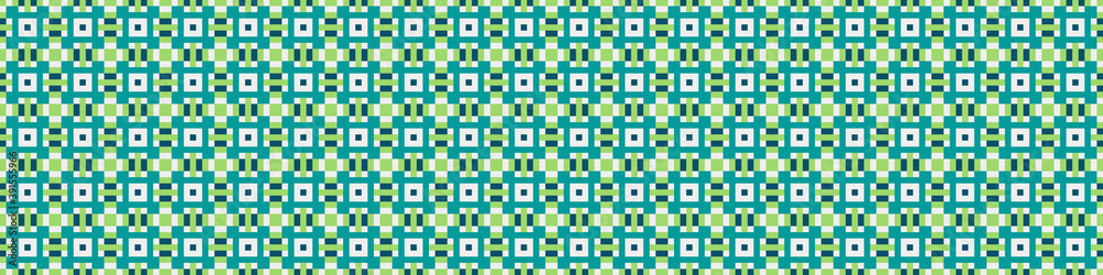 Abstract Cross Pattern Dots Logo generative computational art illustration