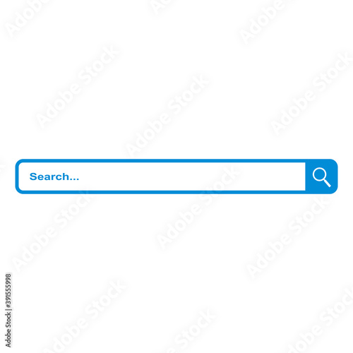Search bar icon vector illustration