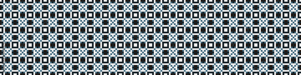 Fototapeta premium Abstract Cross Pattern Dots Logo generative computational art illustration