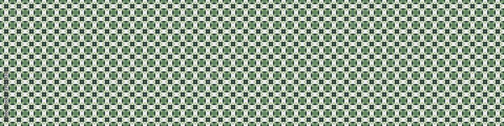 Fototapeta premium Abstract Cross Pattern Dots Logo generative computational art illustration