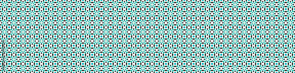 Abstract Cross Pattern Dots Logo generative computational art illustration