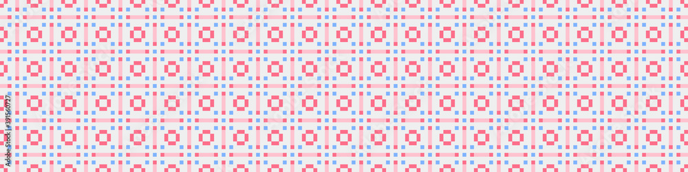 Fototapeta premium Abstract Cross Pattern Dots Logo generative computational art illustration