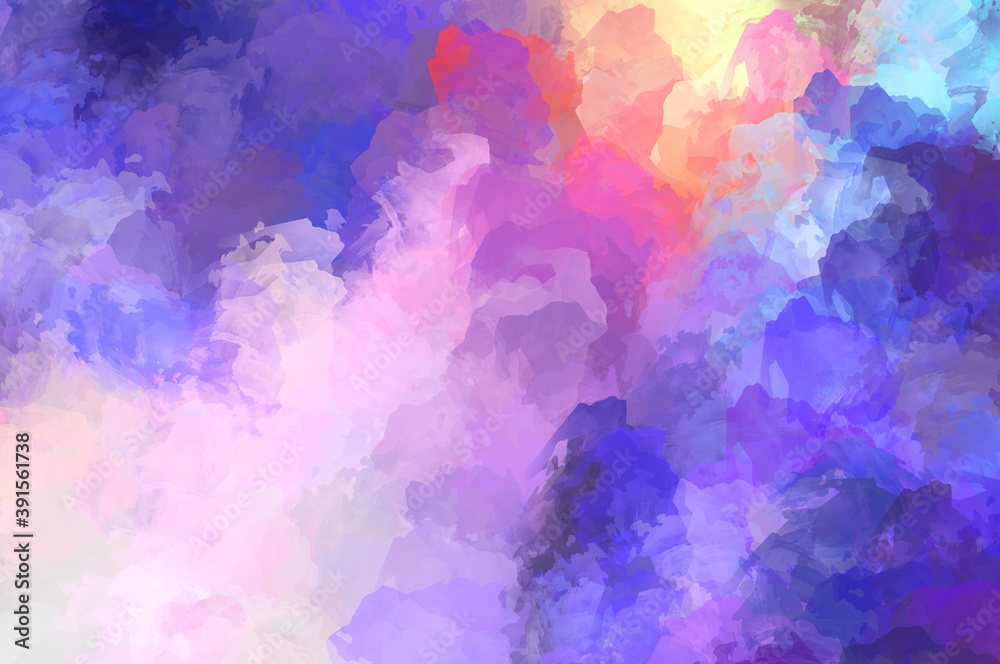 Obraz premium Artistic vibrant and colorful wallpaper.Brushed Painted Abstract Background. Brush stroked painting.