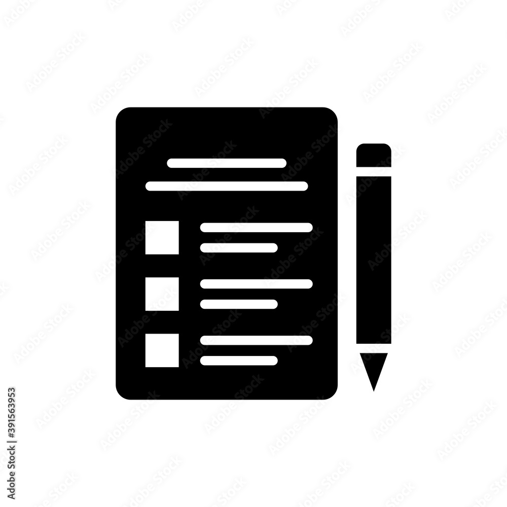 To Do list Vector Style Solid Icon. Business and Finance EPS 10 File To Do list Vector Style Solid Icon. Business and Finance EPS 10 File