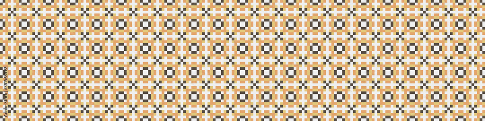 Fototapeta premium Abstract Cross Pattern Dots Logo generative computational art illustration