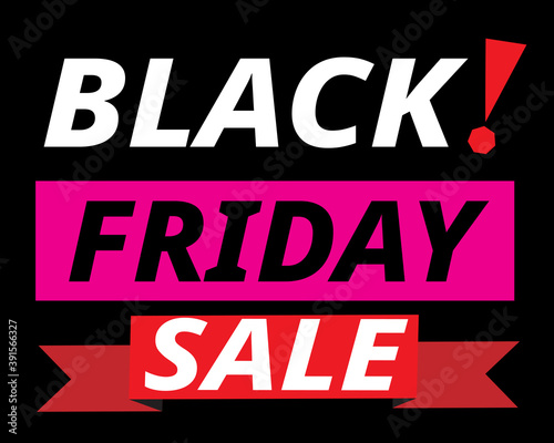 Black Friday Sale Poster. Discounts and business concept. Vector illustration design. tag of sale labels.