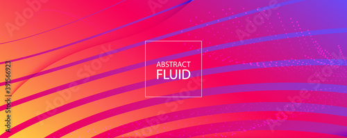 Colorful Fluid Shape. Flow ...