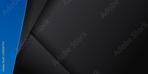 Abstract blue and black background