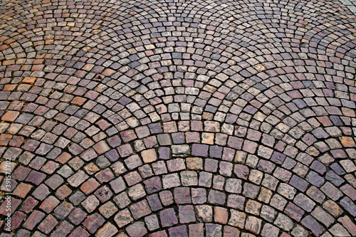 Saint Malo; France - july 28 2019 : cobbled street photo