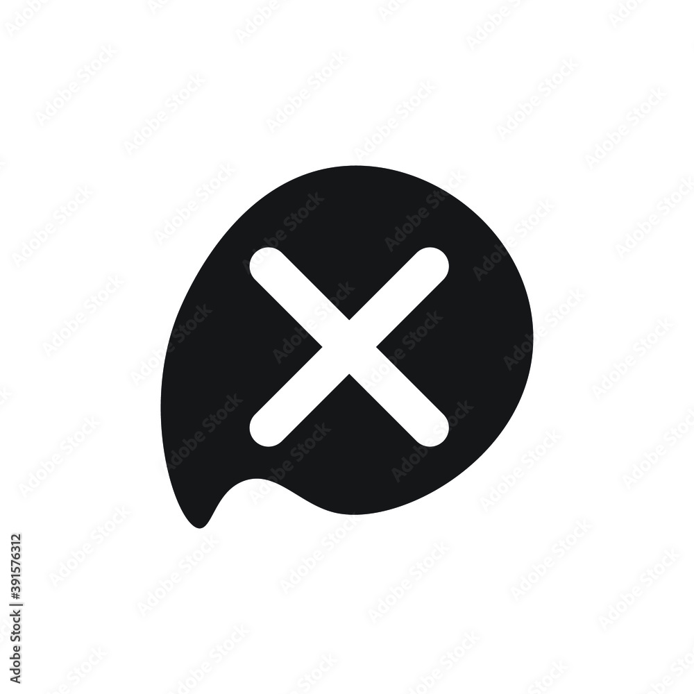 Icon vector graphic of cross, good for template Icon vector graphic of cross, good for template