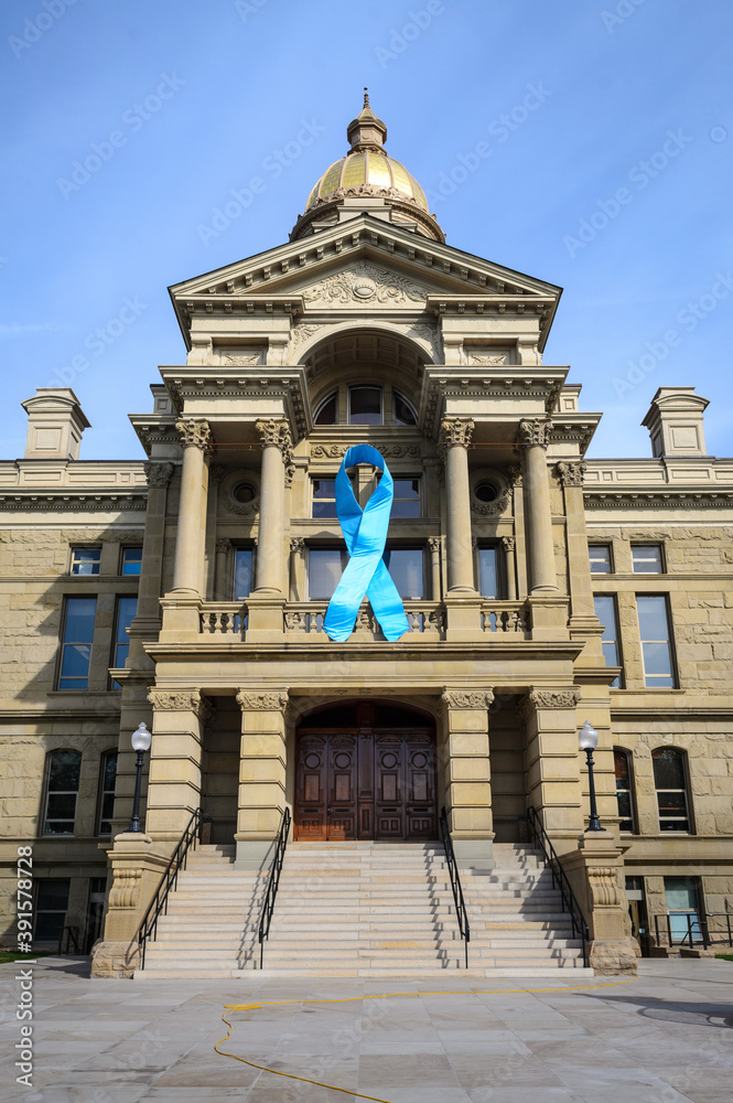 Naklejka premium Wyoming, State Capitol