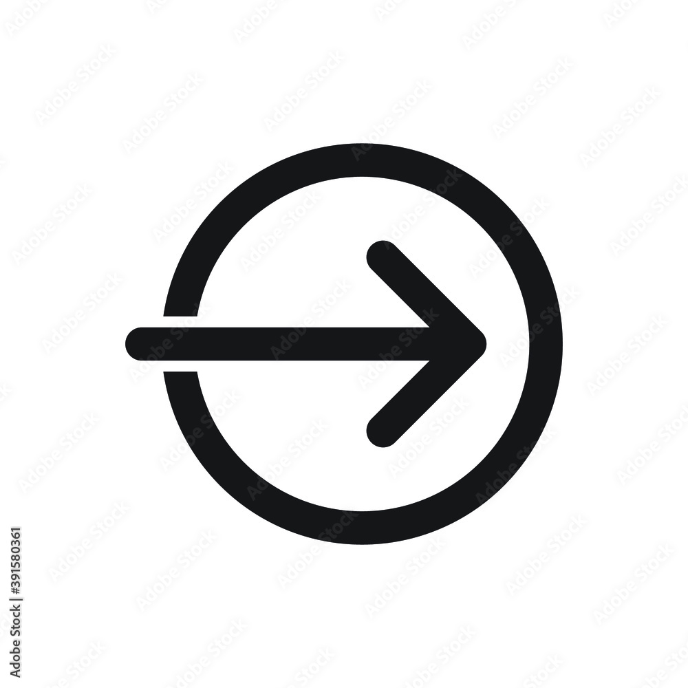 Icon vector graphic of arrow, good for template Icon vector graphic of arrow, good for template