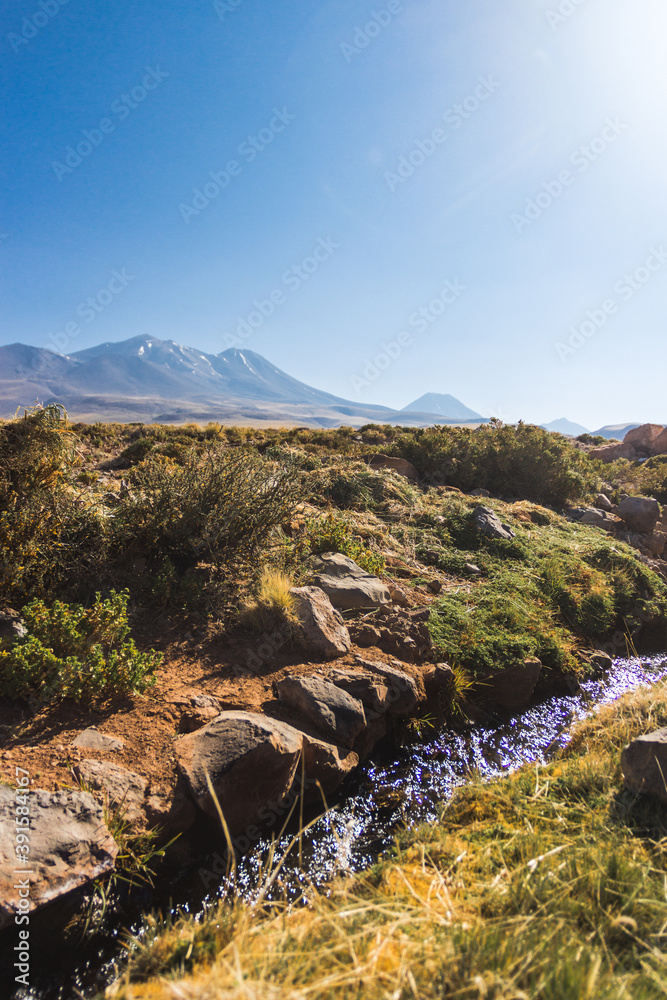 Obraz premium landscape with sky - atacama, chile 