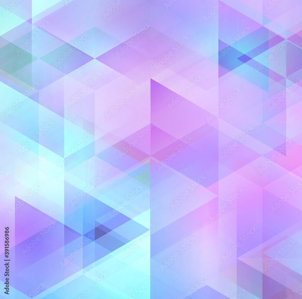 Obraz premium Abstract Soft Purple -Blue Geometric Background