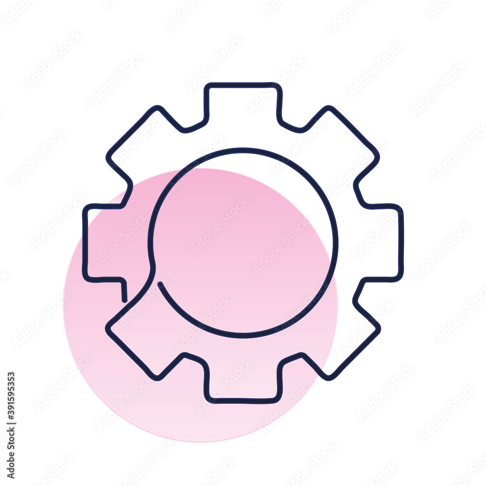 gear nut one line style with back ground pink gear nut one line style with back ground pink