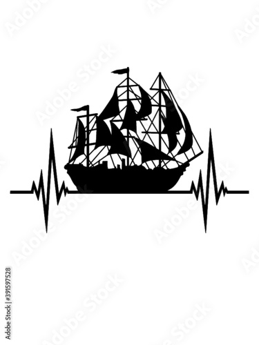 Herzschlag Segelschiff Puls 