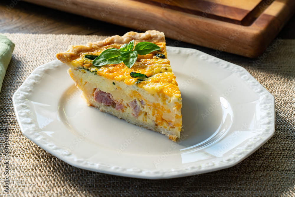 Slice of Quiche Lorraine Slice of Quiche Lorraine