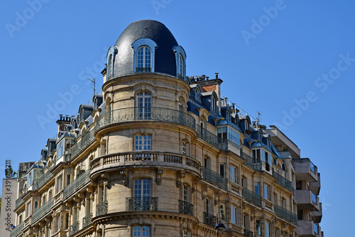 Paris; France - march 31 2019 : Chaussee de la Muette district photo