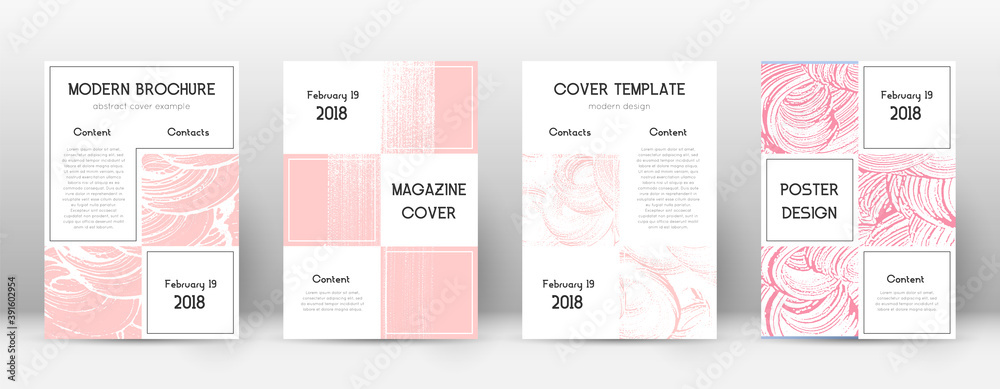 Cover page design template. Business brochure layo Cover page design template. Business brochure layo