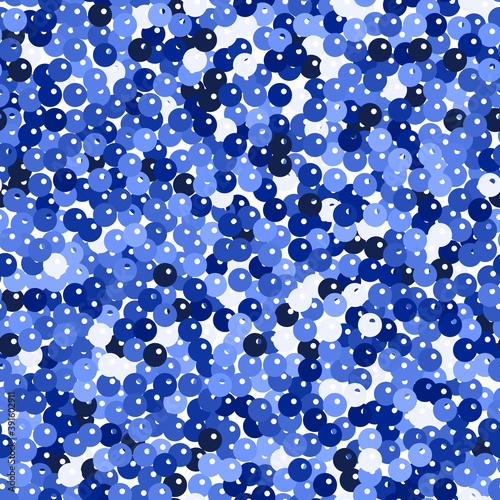 Glitter seamless texture. Admirable blue particles