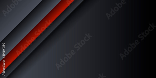 Black red abstract presentation background. Vector illustration design for presentation, banner, cover, web, flyer, card, poster, wallpaper, texture, slide, magazine