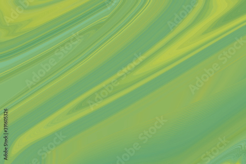 Bright green liquid acrylic paints.Abstract background  effect with green tone.Wallpaper design illustration.