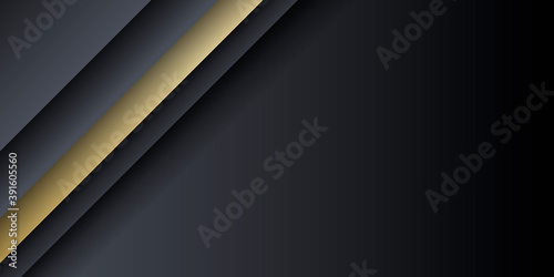 Gold black grey abstract presentation background. Vector illustration design for presentation, banner, cover, web, flyer, card, poster, wallpaper, texture, slide, magazine