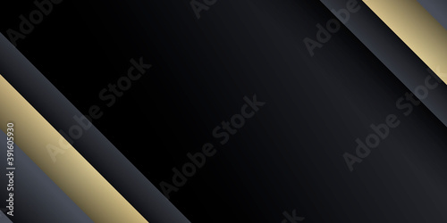 Gold black grey abstract presentation background. Vector illustration