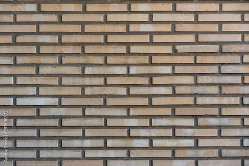 Ladrillos de color crema con luz suave