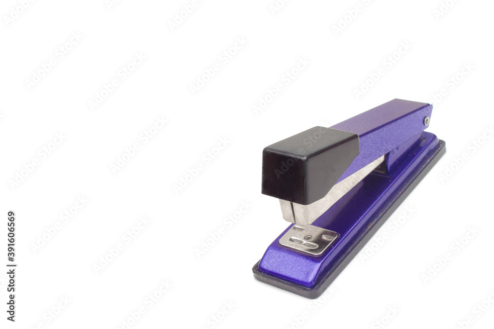 Office stapler isolated on white with copy space Office stapler isolated on white with copy space