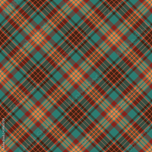 Plaid Seamless Pattern - Colorful plaid repeating pattern design