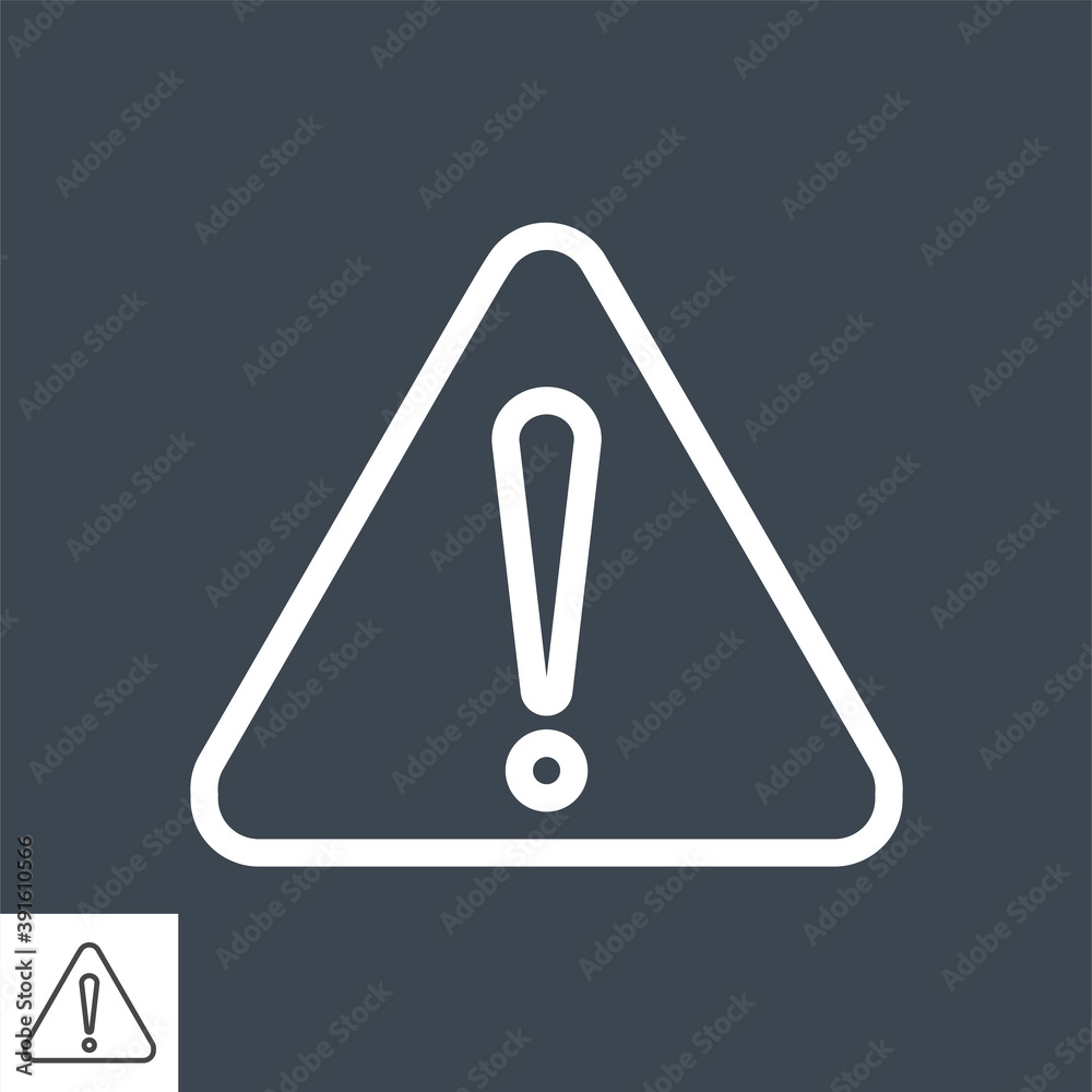 Triangle Thin Line Vector Icon. Flat icon isolated on the black background. Editable EPS file. Vector illustration. Triangle Thin Line Vector Icon. Flat icon isolated on the black background. Editable EPS file. Vector illustration.