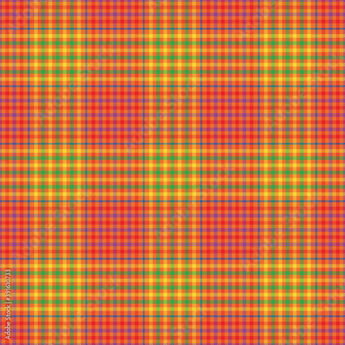 Plaid Seamless Pattern - Colorful plaid repeating pattern design