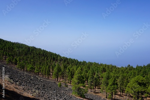 View from the  Ruta de los volcanes  in La Palma