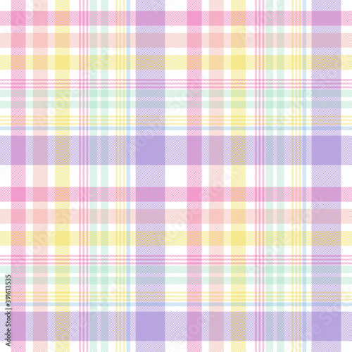 Plaid Seamless Pattern - Colorful plaid repeating pattern design