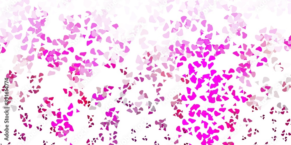 Light pink vector pattern with abstract shapes. Light pink vector pattern with abstract shapes.