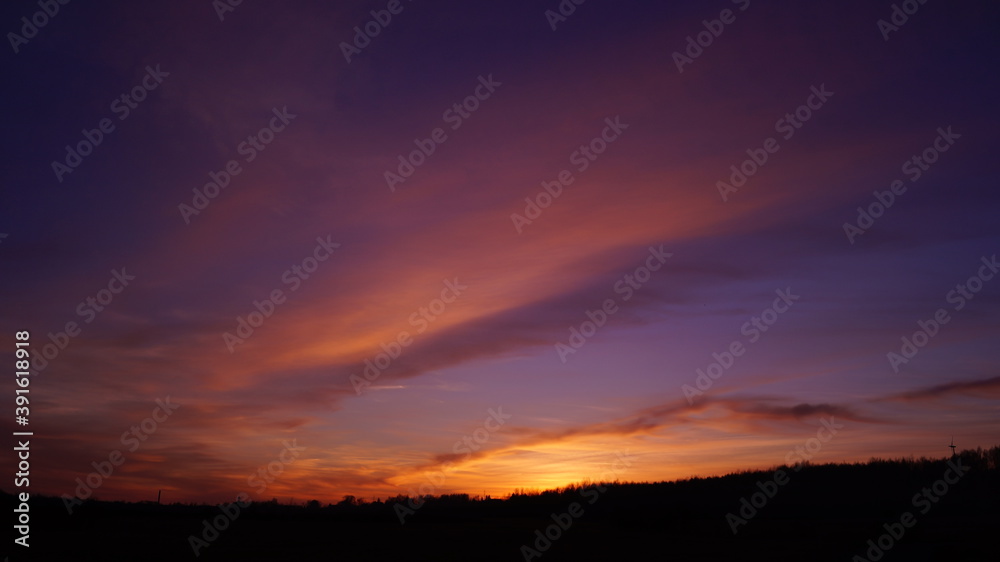sunset in the sky sunset in the sky