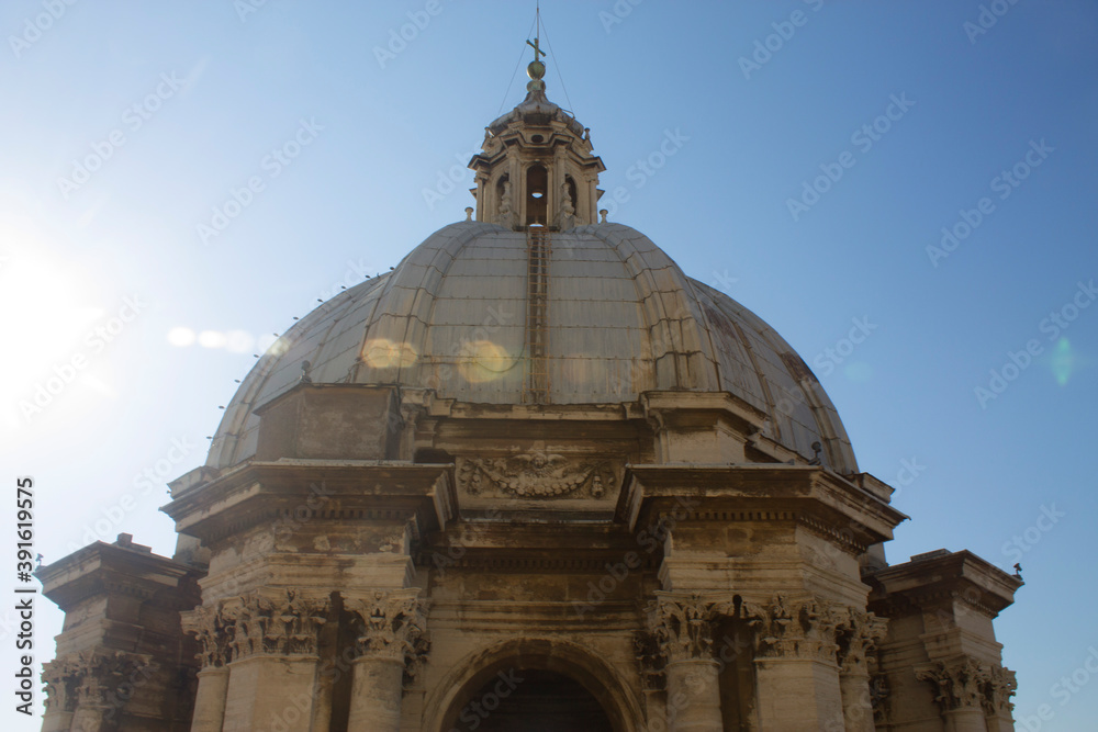 Stone dome in Rome