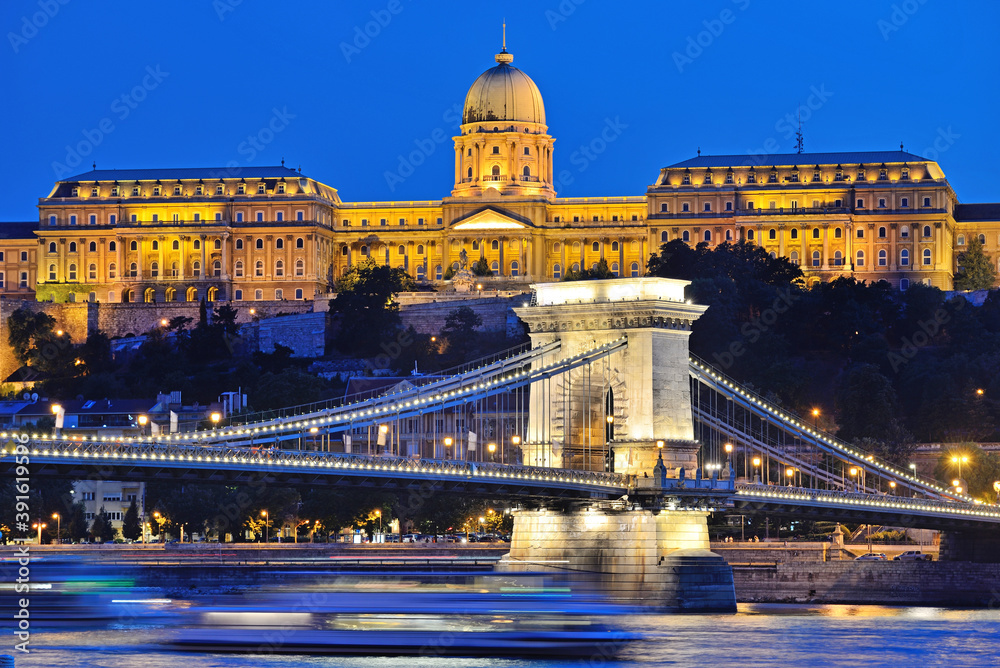 Obraz premium Royal Palace in Budapest (Buda Castle Palace).